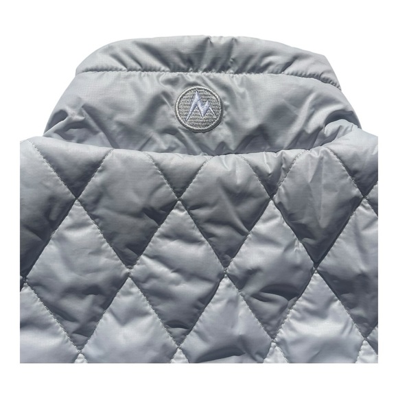 Marmot Kitzbul Vest Size: Medium Color: Silver Grey w/ Black Stretch Side Panels - Picture 6 of 10